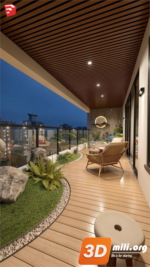 Balcony Skp Files